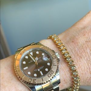 14k Diamond Tennis Bracelet approx 4.00cts total